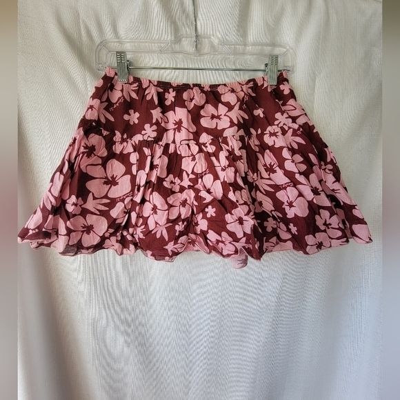 Y2K JUMP Pink Floral Mini Skirt - Picture 4 of 8